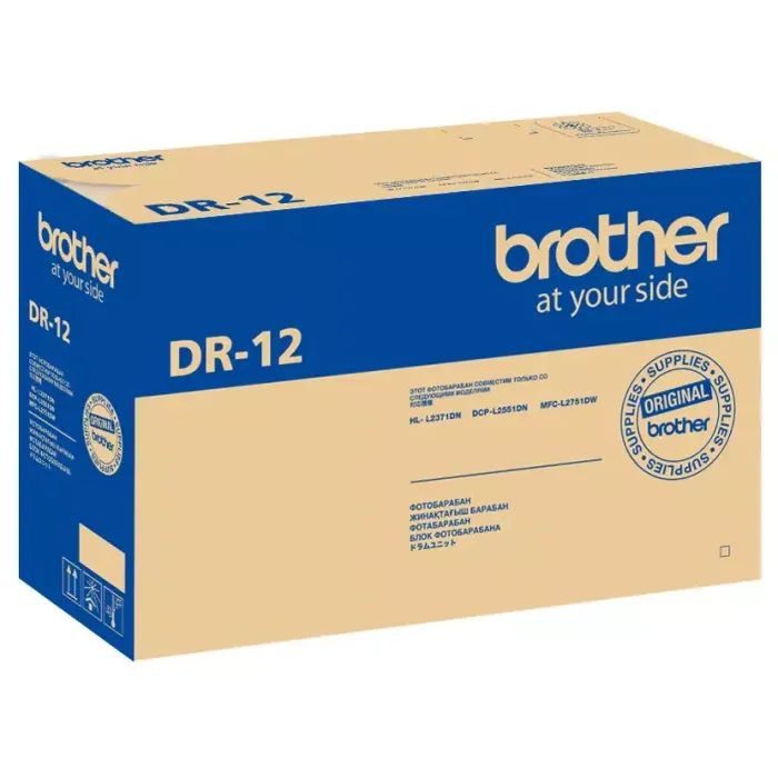 Драм картридж Brother DR12 12К, для HL-L2371, DCP-L2551 (DR12) изображение 2