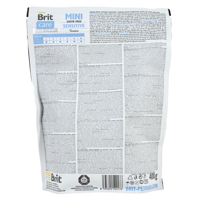 Сухой корм для собак Brit Care GF Mini Sensitive 2 кг (8595602520169) изображение 2