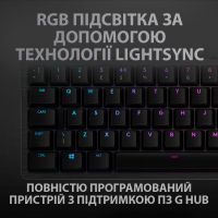 Клавиатура Logitech G512 Carbon Lightsync RGB Mechanical USB Black (920-009351) изображение 6
