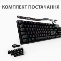 Клавиатура Logitech G512 Carbon Lightsync RGB Mechanical USB Black (920-009351) изображение 8