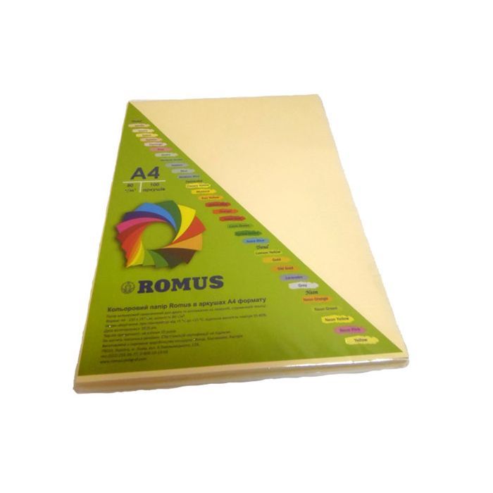 Бумага Romus A4 160 г/м2 100sh Creamy (R50546)