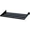 Полка 19" Hypernet 1U глуб. 250мм, цвет черный (CS-250-1U-BLACK)