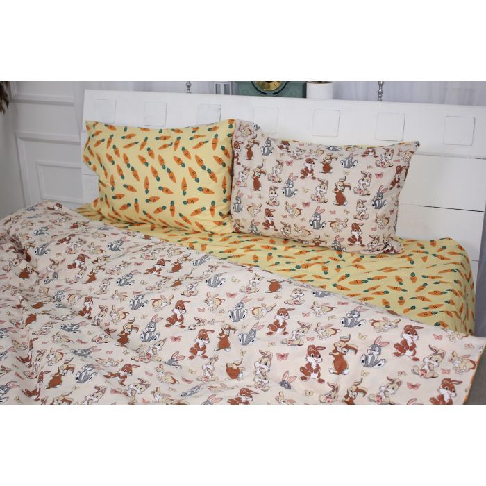 Постільна білизна MirSon Бязь 17-0530 Bambi Сімейний 160x220 (2200003677324) зображення 3