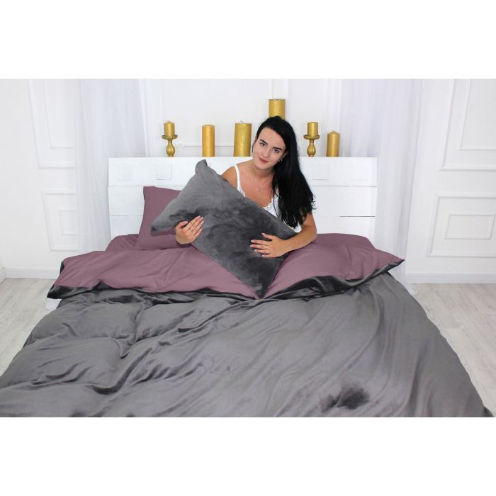 Постельное белье MirSon Велюр Winter Delicate 28-0095 Violaciocca 220х240 (2200004046419) изображение 5