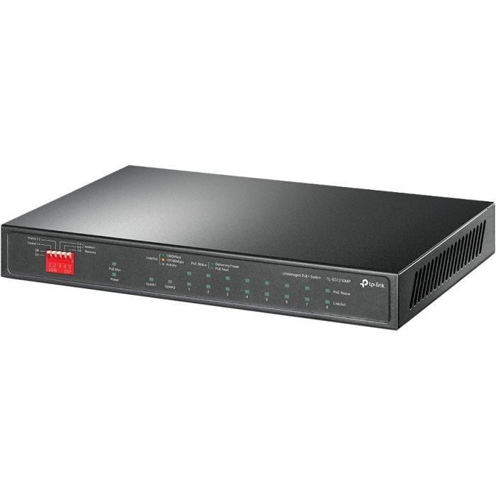 Коммутатор сетевой TP-Link TL-SG1210MP изображение 2