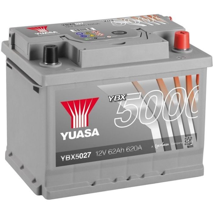 Аккумулятор автомобильный Yuasa 12V 65Ah Silver High Performance Battery (YBX5027)