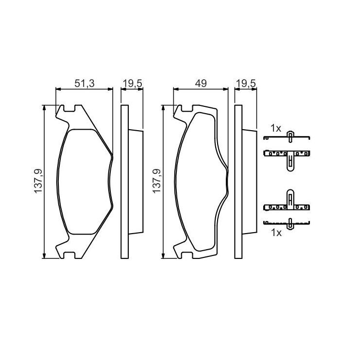 Гальмівні колодки Bosch 0 986 468 873 зображення 5