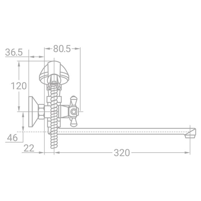 Смеситель TAU VD-5C261C изображение 3