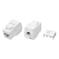 Модуль Keystone RJ45 UTP Cat 5e 180° 22 - 26 AWG OK-KM100-5EUW OK-Net (681-0100)