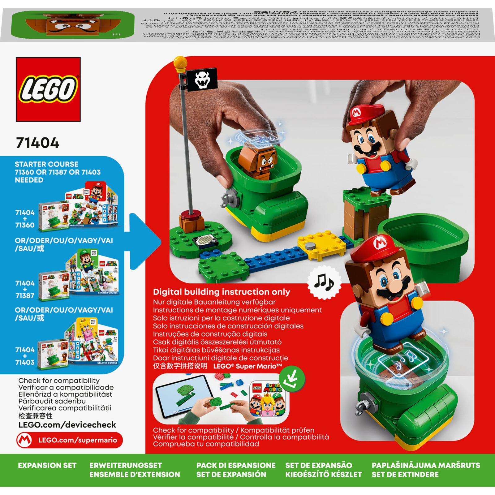 Конструктор LEGO Super Mario Додатковий набір «Черевик Гумби» (71404) зображення 10