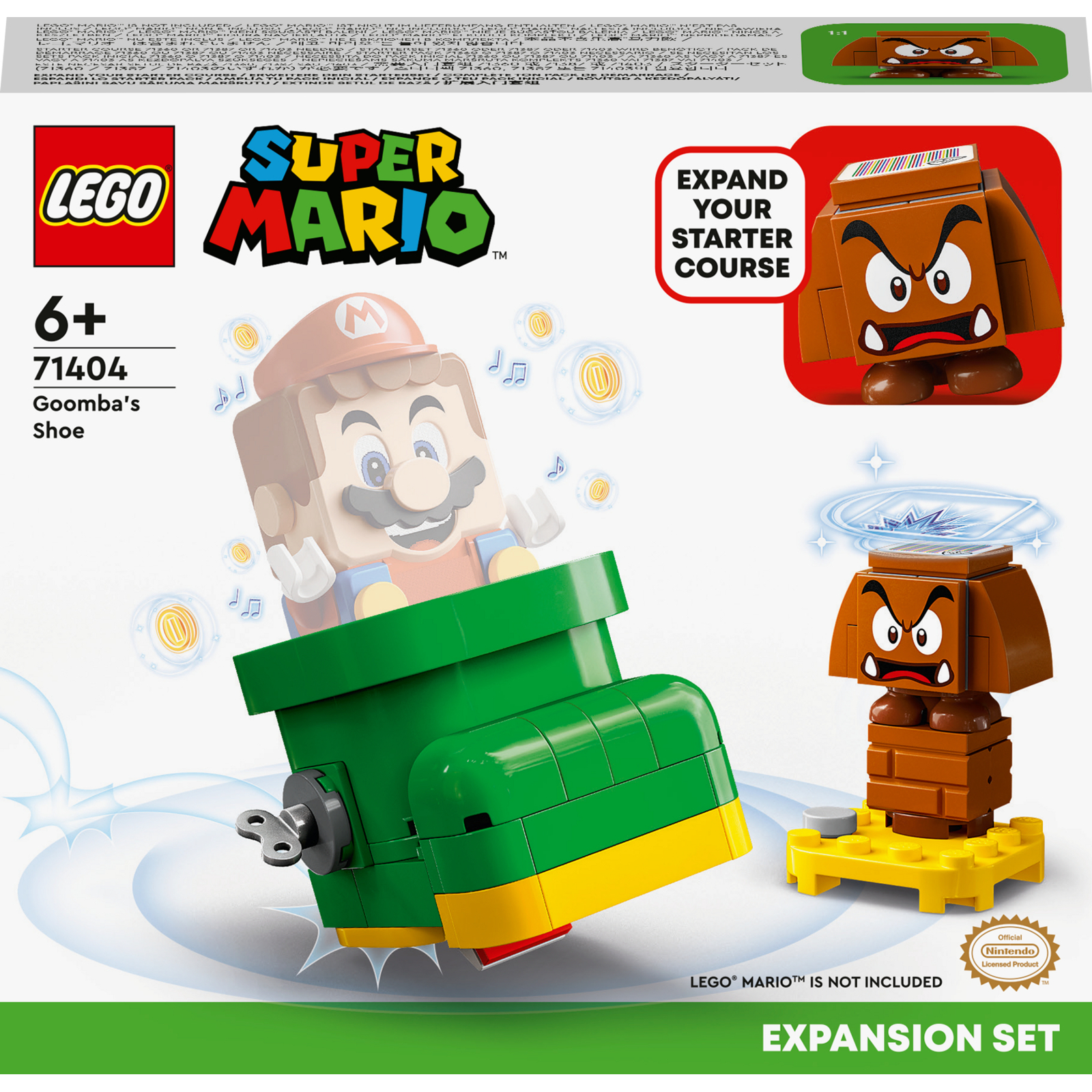 Конструктор LEGO Super Mario Дополнительный набор «Ботинок Гумбы» (71404)