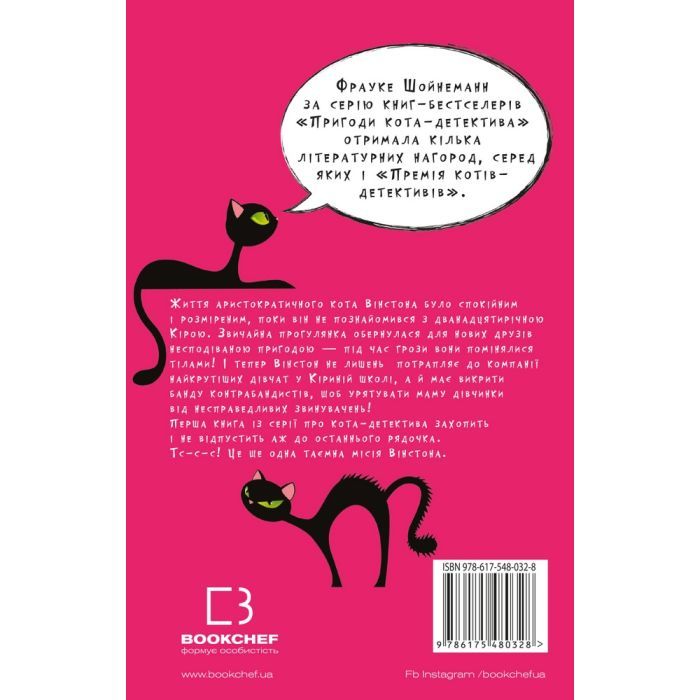 Книга Пригоди кота-детектива. Книга 1: Таємна місія Вінстона - Фрауке Шойнеманн BookChef (9786175480328) зображення 2