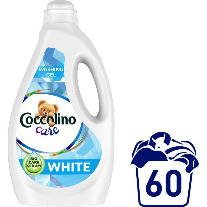 Гель для стирки Coccolino Care для белых вещей 2.4 л (8710847872389) изображение 2