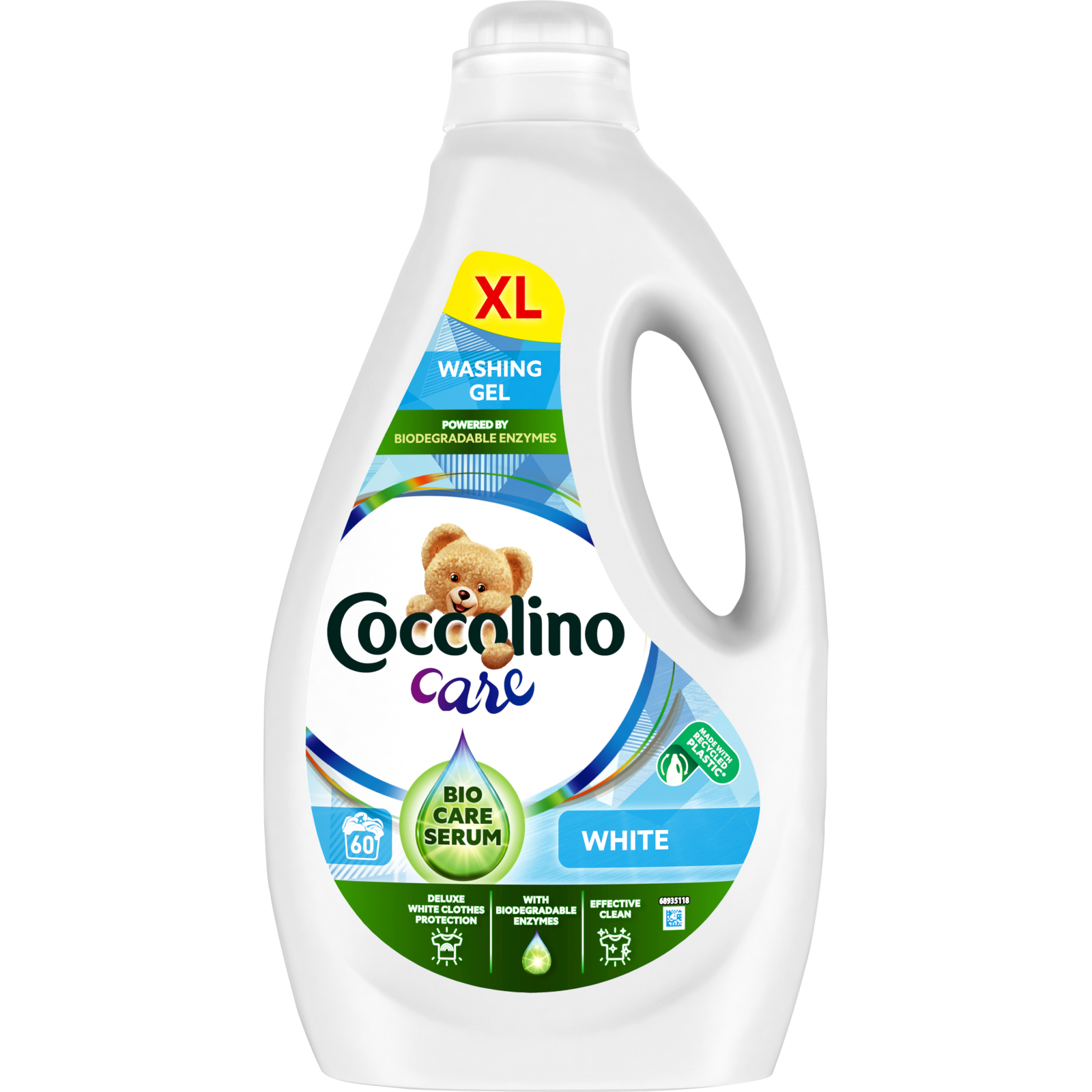 Гель для прання Coccolino Care для білих речей 2.4 л (8710847872389)