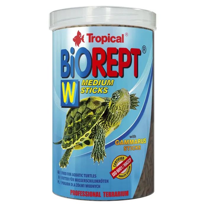 Корм для черепах Tropical Biorept W для земноводних і водних черепах 5000 мл/1500 г (5900469113684)