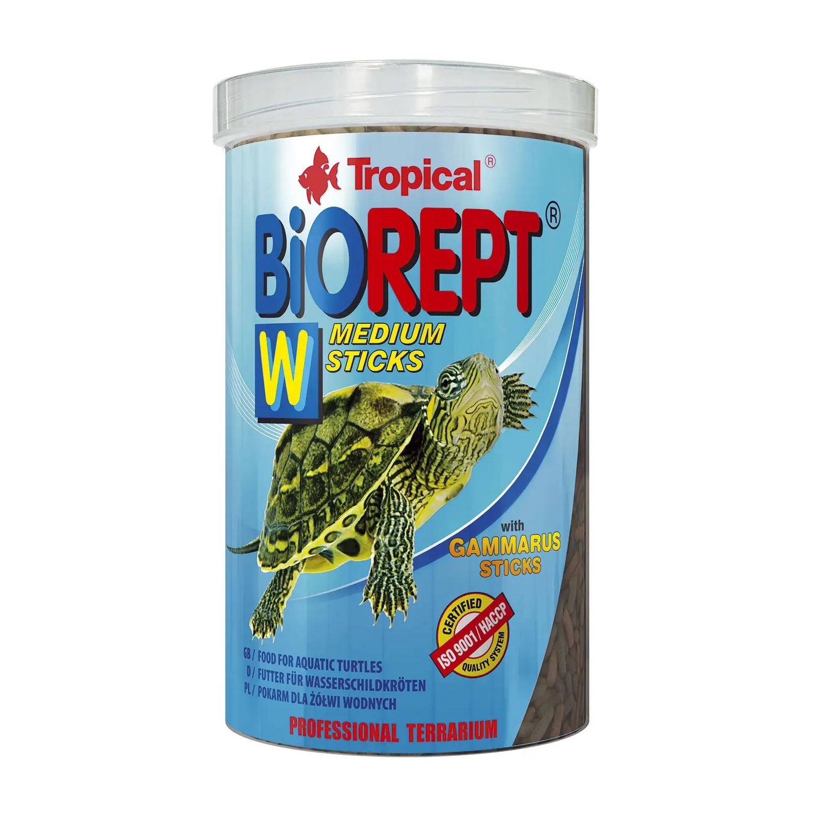 Корм для черепах Tropical Biorept W для земноводних і водних черепах 500 мл/150 г (5900469113653)