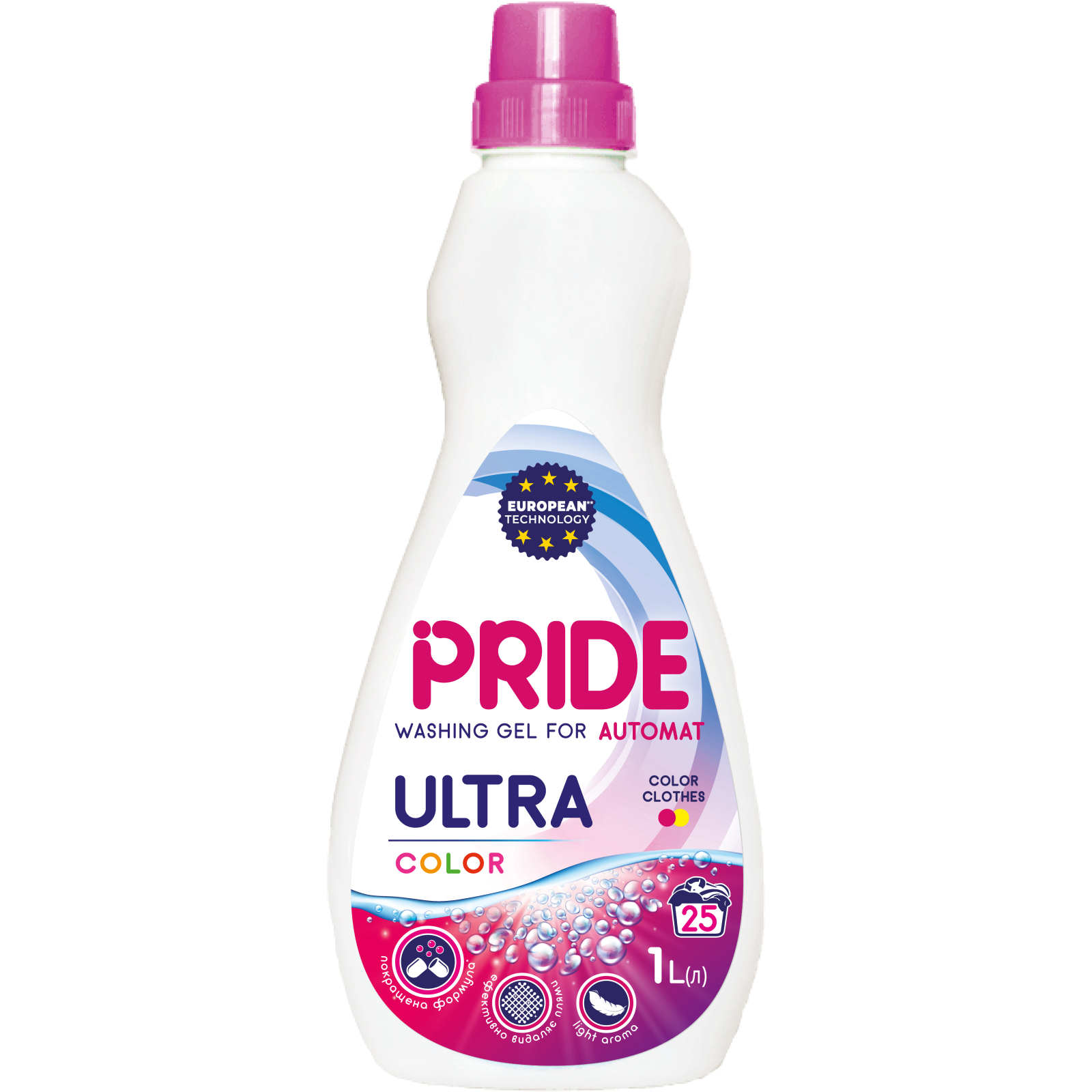 Гель для стирки Pride Afina Ultra Color 1 л (4820211180898)