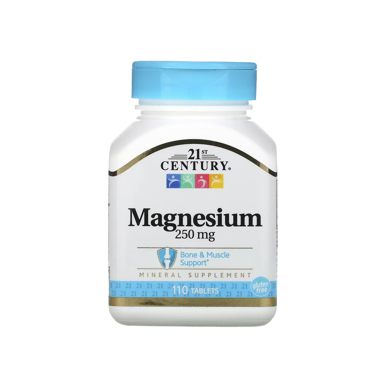 Минералы 21st Century Магний, 250 мг, Magnesium, 110 таблеток (CEN-22713)