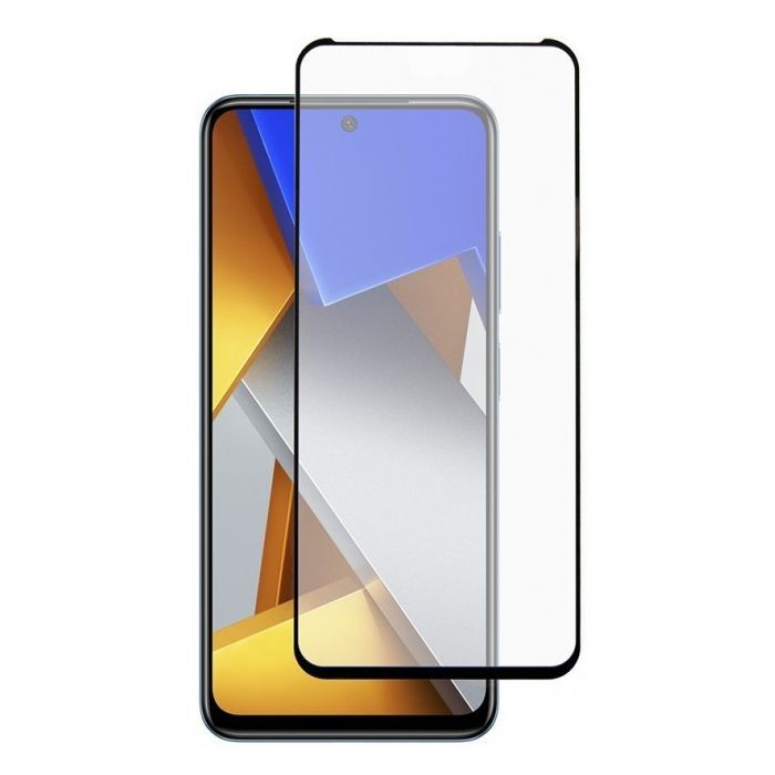 Стекло защитное Dengos Full Glue Poco M4 Pro 4G black frame (TGFG-240) изображение 2