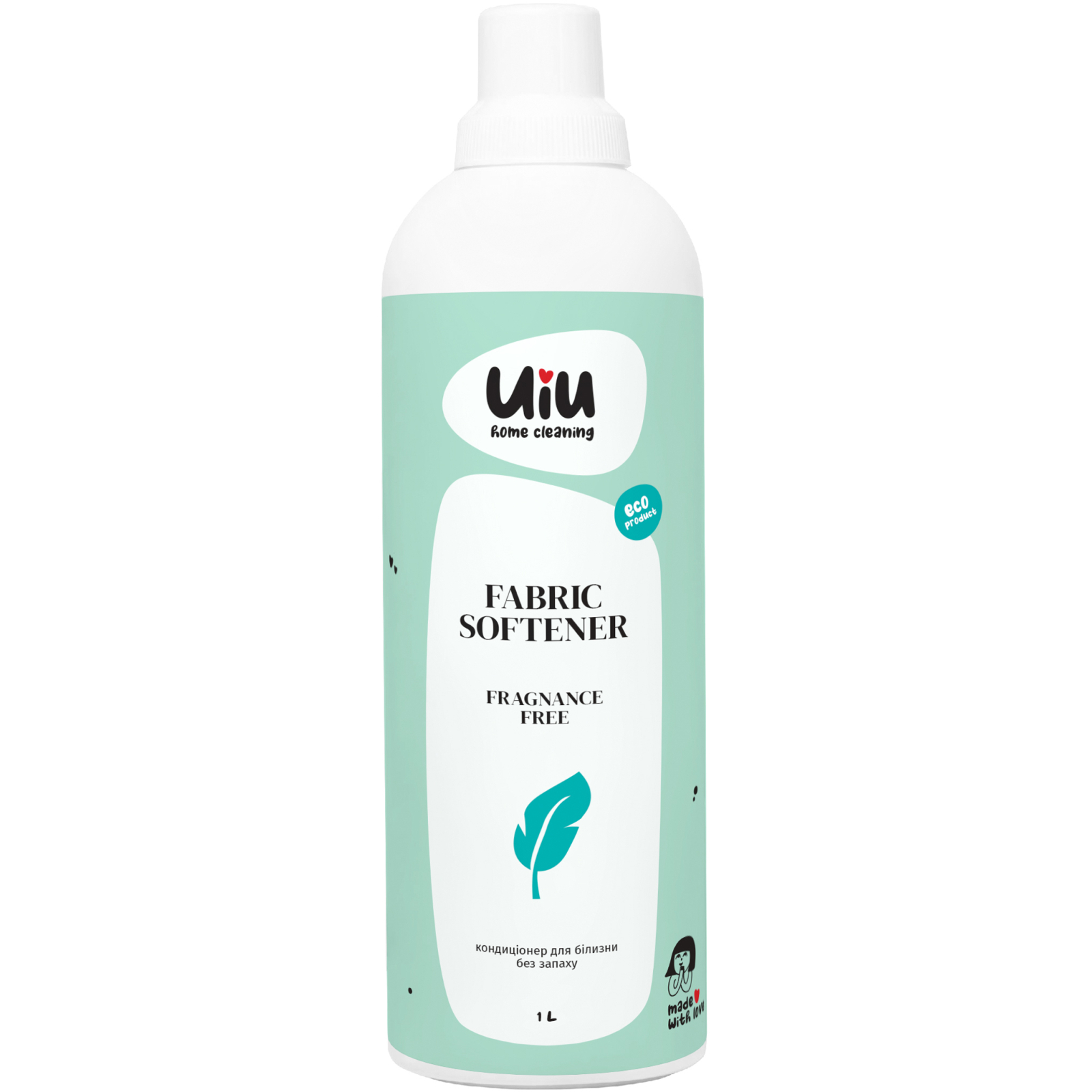 Кондиционер для белья UIU Экологический концентрированный Без аромата 1 л (4820152333018)