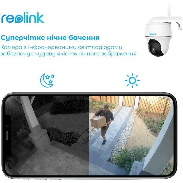 Камера відеоспостереження Reolink Go PT Plus зображення 9