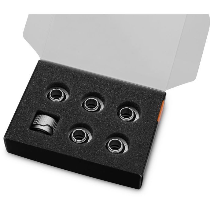 Фитинг для СЖО Ekwb EKWB EK-Quantum Torque 6-Pack HDC 14 - Satin Titanium (3831109824573) изображение 2