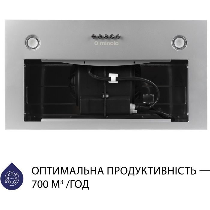 Вытяжка кухонная Minola HBI 5227 GR 700 LED изображение 3