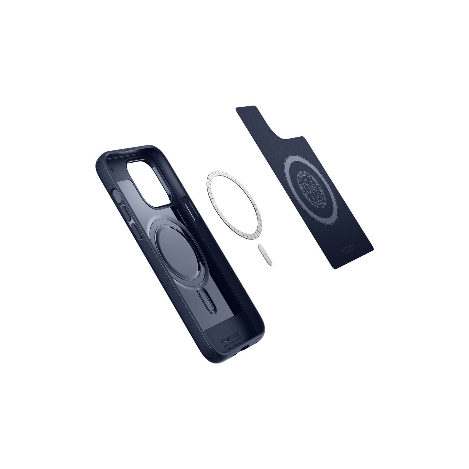 Чехол для мобильного телефона Spigen Apple Iphone 14 Pro Max Mag Armor MagFit, Navy Blue (ACS04845) изображение 7
