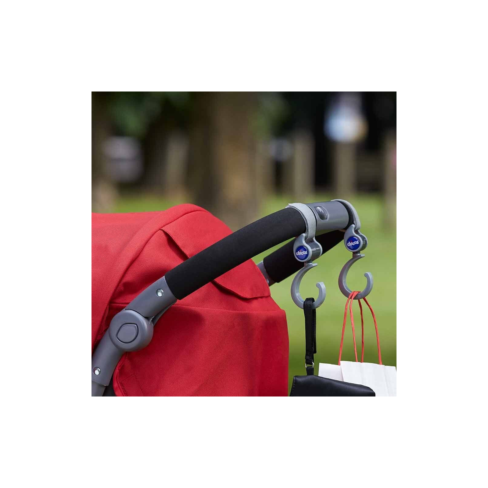 Аксессуар для коляски Chicco Крючок для сумки универсальный крепеж (79813.47) изображение 2