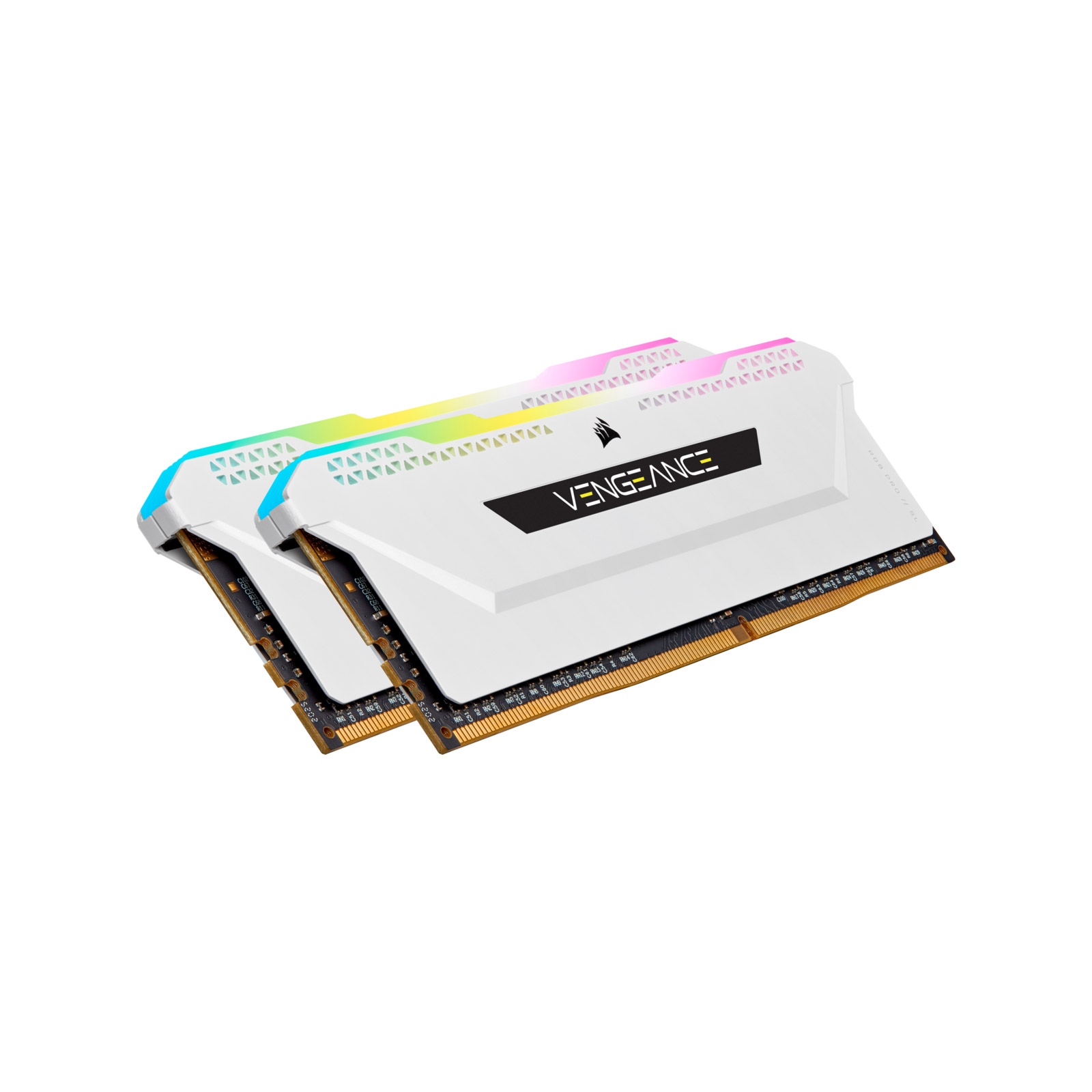 Модуль пам'яті для комп'ютера DDR4 16GB (2x8GGB) 3600 MHz Vengeance RGB Pro SL White Corsair (CMH16GX4M2D3600C18W) зображення 2