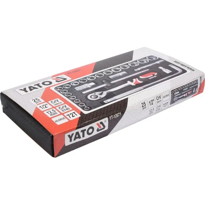Набір інструментів Yato YT-12671 зображення 4