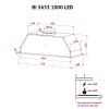 Витяжка кухонна Perfelli BI 5653 WH 1000 LED зображення 12