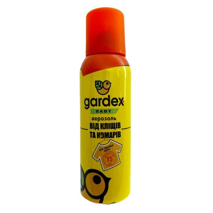 Аэрозоль от насекомых Gardex Baby от комаров и клещей 100 мл (5908310094359)