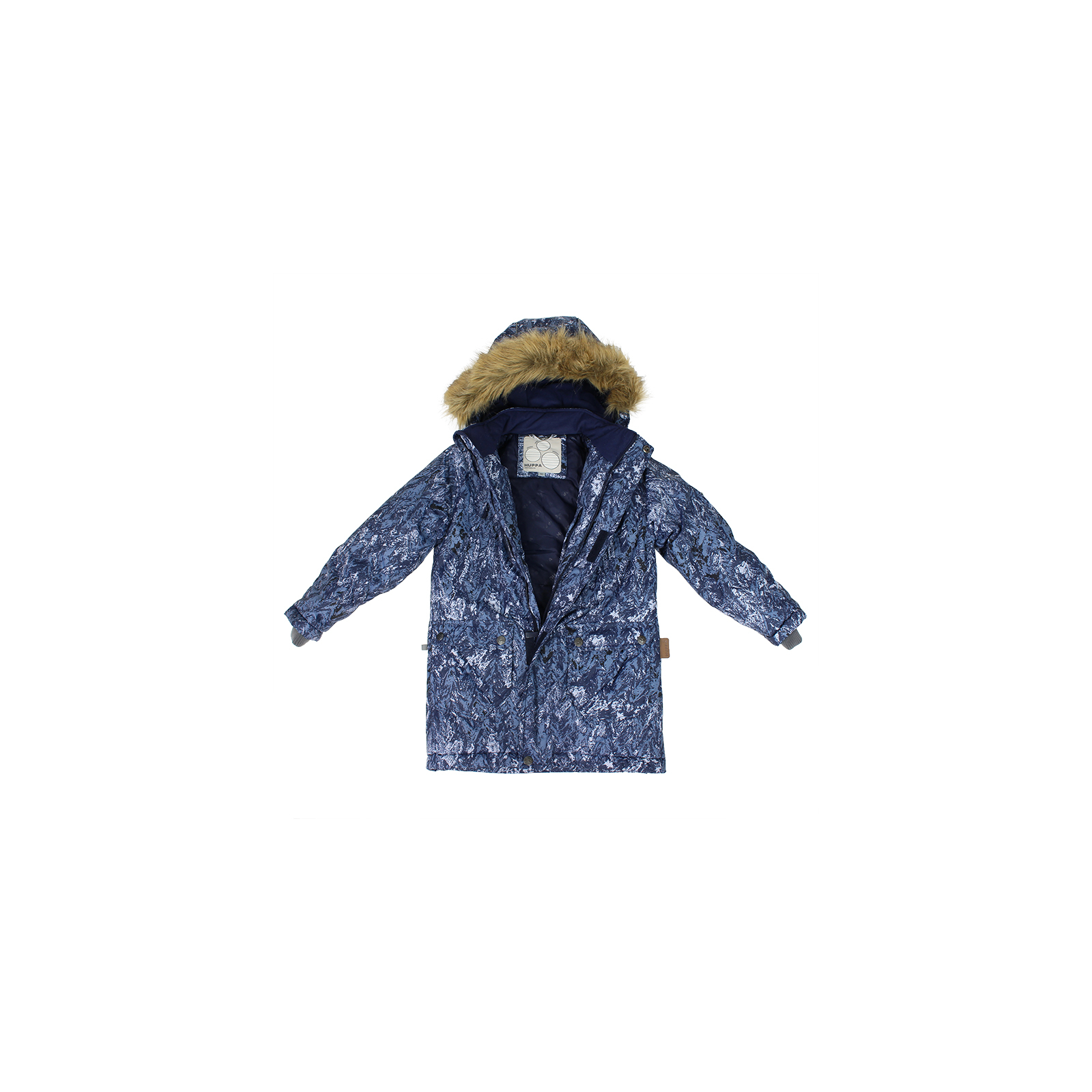 Куртка Huppa VESPER 17480030 темно-синій з принтом 116 (4741468569789) зображення 4