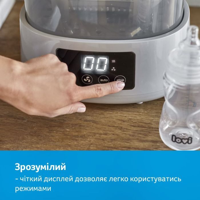 Стерилізатор Lovi електричний паровий зі сушаркою (12/209) зображення 9