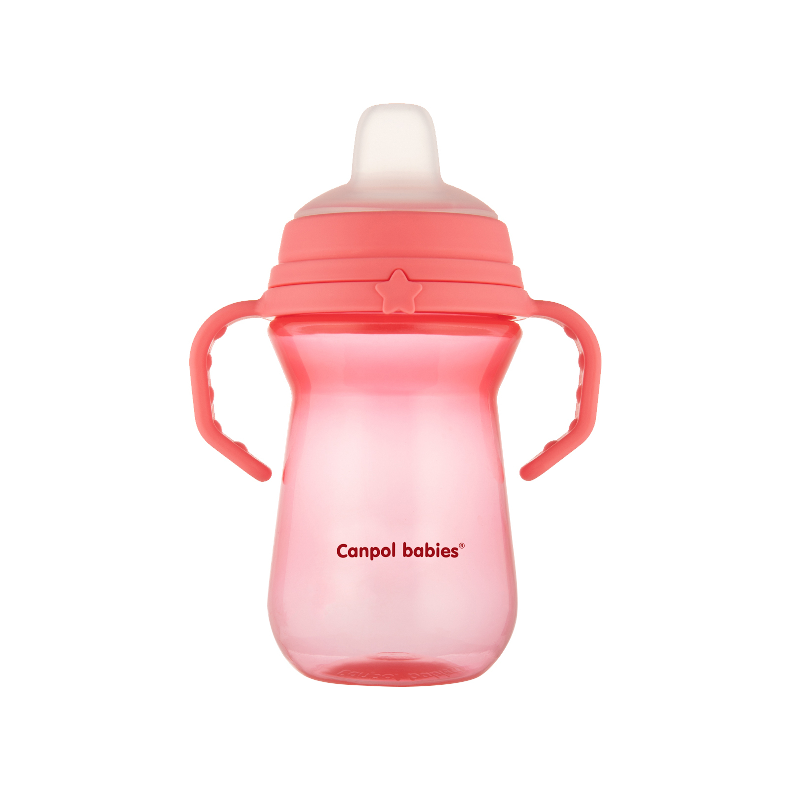 Поильник-непроливайка Canpol babies с силиконовым носиком FirstCup 250 мл Розовая (56/615_pin)