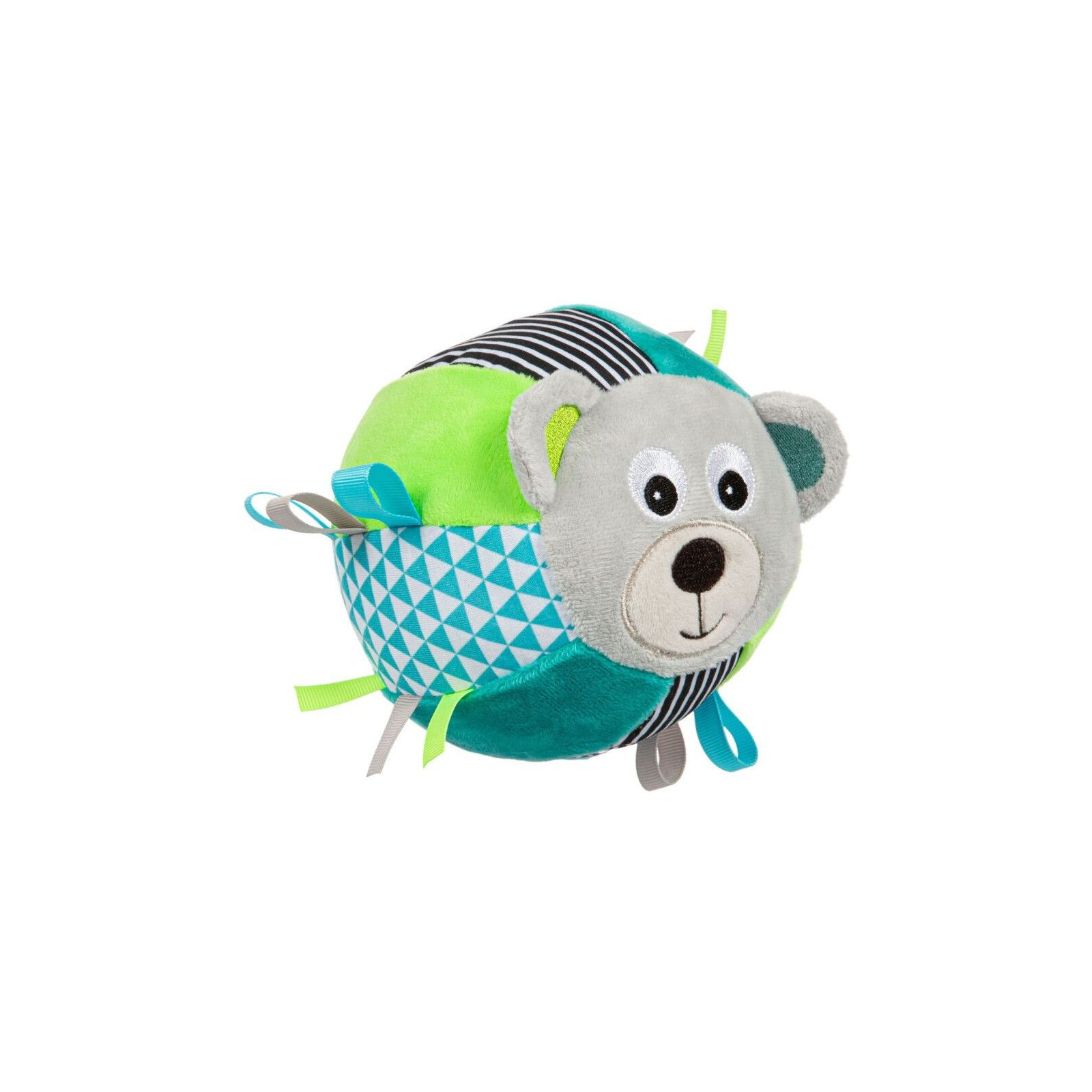 Погремушка Canpol мячик с колокольчиком BEARS серый (68/074_grey)