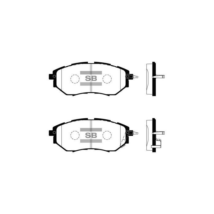 Тормозные колодки HI-Q SP1534