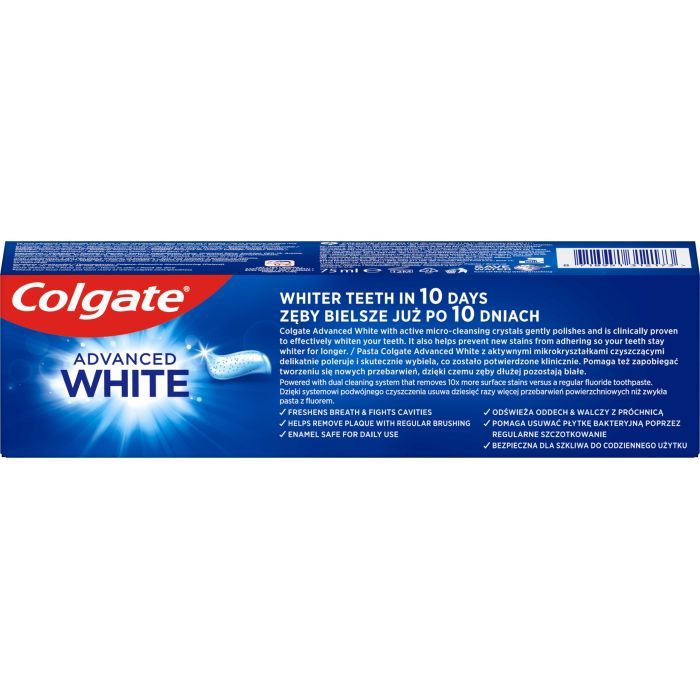 Зубная паста Colgate Комплексное отбеливание 75 мл (8718951312173) изображение 5