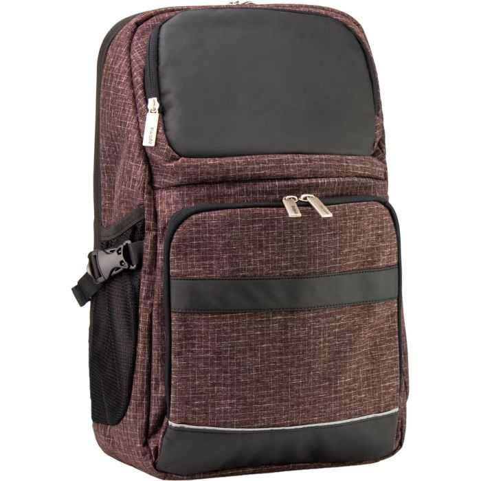 Рюкзак школьный Optima 18.5" Techno мужской 0.7 кг 6-15 л Серый (O96915-01)