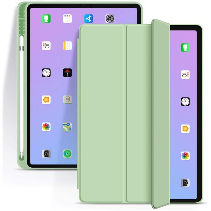 Чохол до планшета BeCover Tri Fold Soft TPU mount Apple Pencil Apple iPad 10.2 2019/2020/2021 Light Green (708458) зображення 2