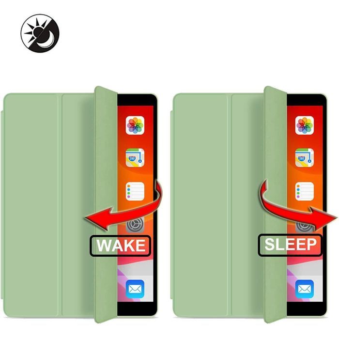 Чохол до планшета BeCover Tri Fold Soft TPU mount Apple Pencil Apple iPad 10.2 2019/2020/2021 Light Green (708458) зображення 4