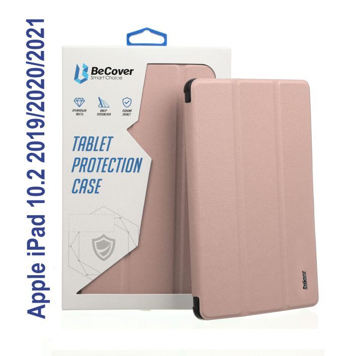 Чехол для планшета BeCover Tri Fold Soft TPU mount Apple Pencil Apple iPad 10.2 2019/2020/2021 Light Blue (706747)