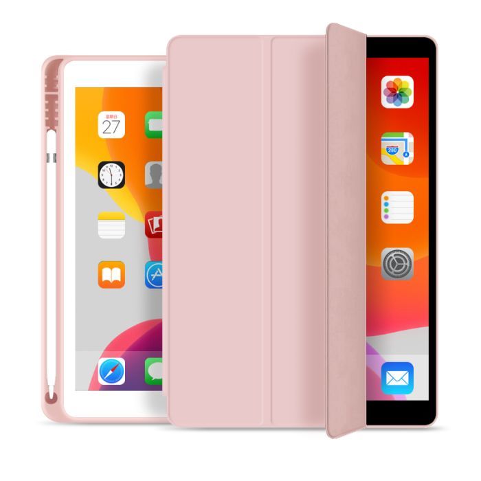 Чехол для планшета BeCover Tri Fold Soft TPU mount Apple Pencil Apple iPad 10.2 2019/2020/2021 Light Blue (706747) изображение 2