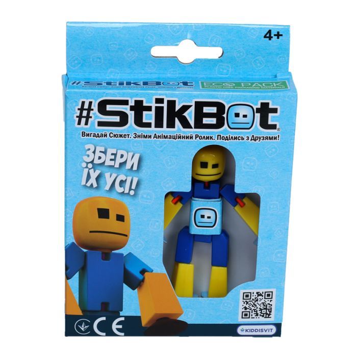 Фигурка Stikbot для анимационного творчества (сине-желтый) (TST616-23UAKDBl) изображение 3