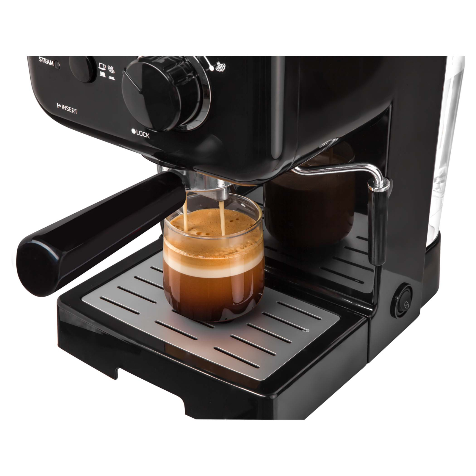 Ріжкова кавоварка еспресо Sencor SES 1710BK (SES1710BK) зображення 4