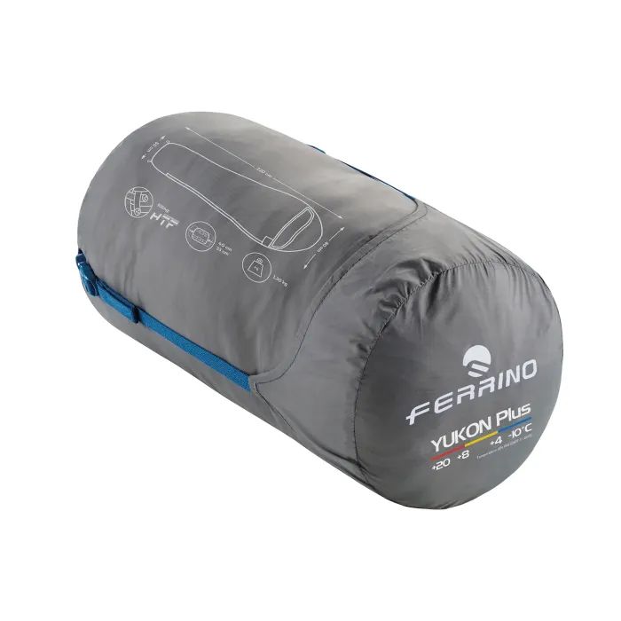 Спальный мешок Ferrino Yukon Plus +4C Blue Left (86357NBBS) (929817) изображение 2