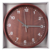 Настенные часы Optima Promo Natural деревянный, темный (O52081-43) изображение 4
