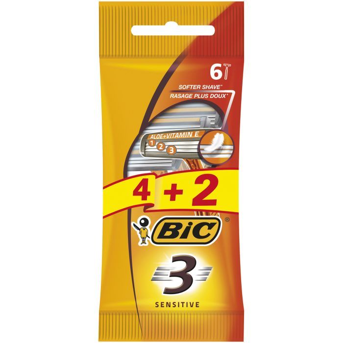 Бритва Bic 3 Sensitive 2 шт. (3086123221673)