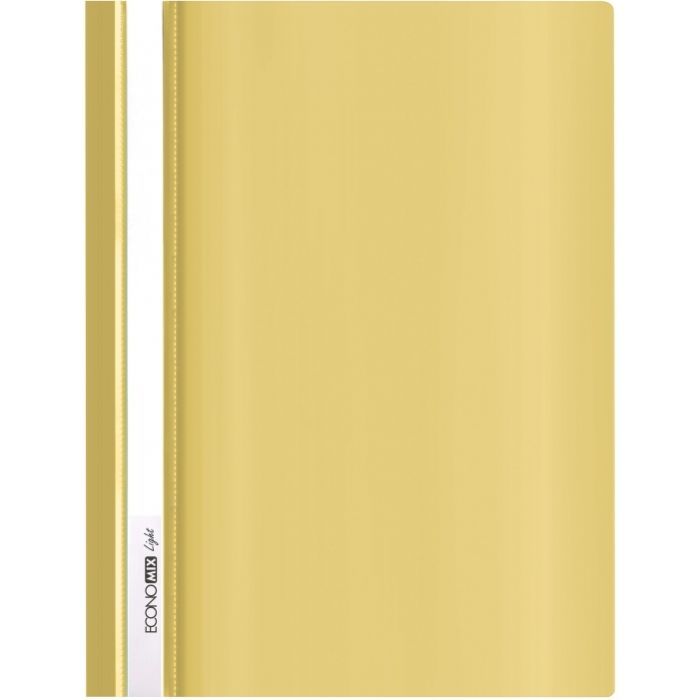 Папка-швидкозшивач Economix А4 Light без перфорації, жовта (E38503-05)